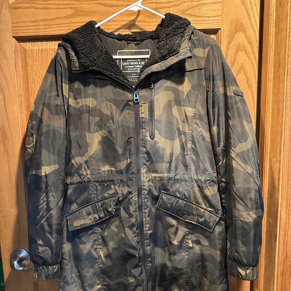 Lucky Camouflage Hooded Parka